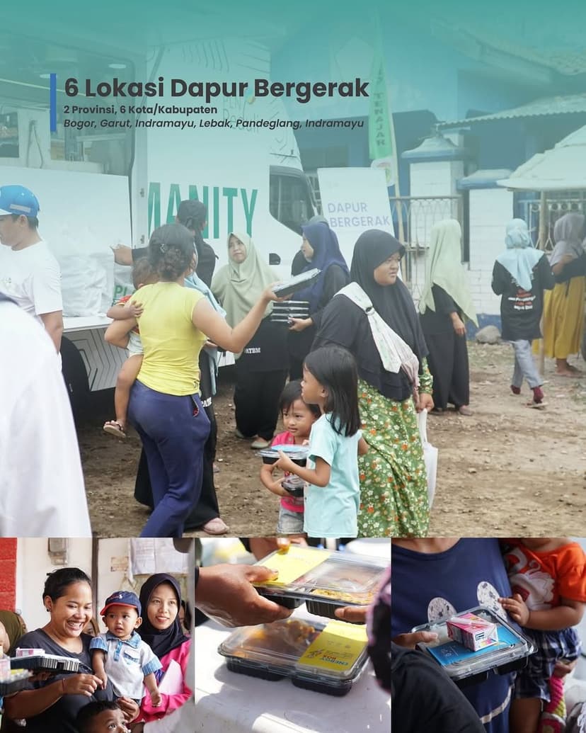 Dapur Bergerak PLN Peduli bersama Yayasan Semesta Membumi Indonesia